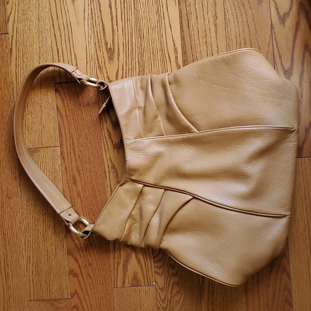 Bodhi Caramel Leather Hobo Purse
